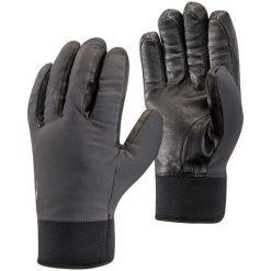 Rękawice zimowe unisex Black Diamond Heavyweight Softshell. Czarne rękawiczki Black Diamond, bez wzorów, z softshellu, sportowe. Za 179.37 zł.