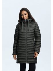 LUHTA Płaszcz pikowany "Hietois" w kolorze czarnym rozmiar: 44. Czarne płaszcze Luhta, bez wzorów, bez kaptura. Za 365.48 zł.