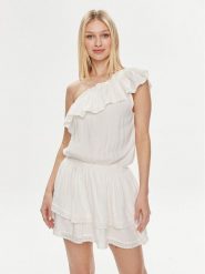 Melissa Odabash Sukienka letnia Debbie CR Biały Regular Fit. Białe sukienki Melissa Odabash, na lato, l, bez wzorów, z wiskozy, bez kołnierzyka, bez ramiączek. Za 589.99 zł.