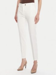 Rinascimento Chinosy CFC0126225003 Biały Slim Fit. Białe spodnie materiałowe Rinascimento, s, bez wzorów, z syntetyku. Za 379.99 zł.