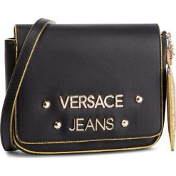 Torebka VERSACE JEANS - E1VTBB21 71111 899. Czarne listonoszki Versace Jeans, bez wzorów, z jeansu, bez dodatków. W wyprzedaży za 379.00 zł.