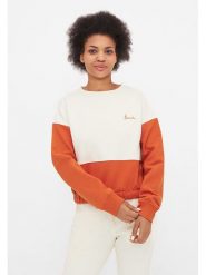 Bench Bluza w kolorze biało-pomarańczowym rozmiar: 42. Białe bluzy Bench, bez wzorów, bez kaptura. Za 87.81 zł.