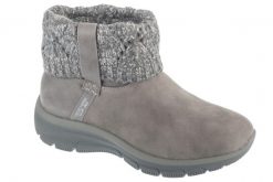 Buty zimowe damskie, Easy Going - Cozy Weather 2. Szare trekkingi Skechers, z materiału, trekkingowe. Za 279.99 zł.