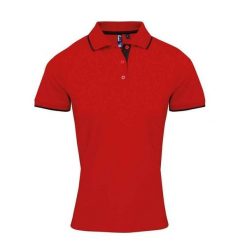 Damska Koszulka Polo Coolchecker W Kontrastowym Kolorze. Czarne koszulki polo PREMIER, bez wzorów, bez ramiączek. Za 96.99 zł.