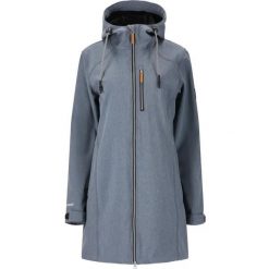 Damska wodoodporna kurtka softshell Whistler Thora. Niebieskie kurtki sportowe Whistler, bez wzorów, z softshellu, bez kaptura. Za 389.00 zł.