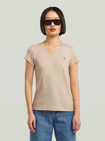 G-Star Koszulka w kolorze beżowym rozmiar: S. Brązowe bluzki G-Star, s, bez wzorów, z bawełny, retro, bez kołnierzyka, bez ramiączek. Za 85.95 zł.