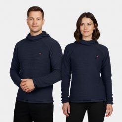 Bluza Primaloft unisex Alpinus Eio. Niebieskie bluzy Alpinus, xs, bez wzorów, z materiału, bez kaptura. Za 349.00 zł.