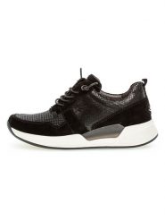 Gabor Sneakersy w kolorze czarnym rozmiar: 38,5. Czarne trampki Gabor, bez wzorów, bez zapięcia. Za 192.33 zł.