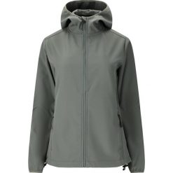 Softshell damski Whistler Luango. Czarne kurtki sportowe Whistler, bez wzorów, z softshellu, bez kaptura, trekkingowe. Za 250.50 zł.