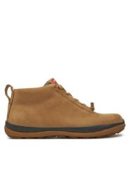 Camper Botki Peu Pista GORE-TEX K400481-021 Brązowy. Brązowe botki Camper, bez wzorów, z gore-texu, bez obcasa, na płaskiej podeszwie, bez zapięcia. Za 999.99 zł.