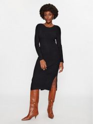 Vero Moda Sukienka dzianinowa 10291686 Czarny Bodycon Fit. Czarne sukienki Vero Moda, xl, bez wzorów, z dzianiny, bez kołnierzyka, bez ramiączek, bodycon. Za 229.99 zł.