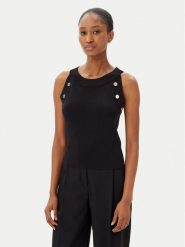 ARTIGLI Sweter ACMA001879 002 Czarny Regular Fit. Czarne swetry Artigli, s, bez wzorów, z wiskozy, bez ramiączek. Za 149.99 zł.
