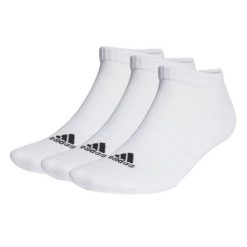 Skarpety adidas Cushioned Low-Cut Socks 3P. Białe skarpety Adidas, bez wzorów. Za 41.99 zł.
