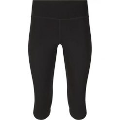 Damskie legginsy 3/4 Athlecia Franz V3. Czarne legginsy Athlecia, s, bez wzorów, z materiału. Za 179.50 zł.