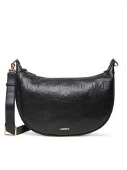 MEXX Torebka C-MEXX-CR-001-08 Czarny. Czarne listonoszki Mexx, bez wzorów, z materiału, bez dodatków. Za 199.99 zł.