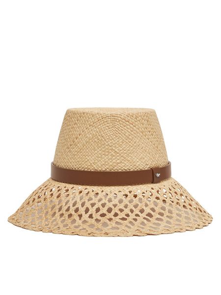 Weekend Max Mara Kapelusz Eliseo 2515571065 Beżowy. Brązowe kapelusze Weekend Max Mara, bez wzorów, ze skóry. Za 429.99 zł.