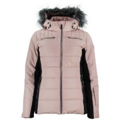 Damska kurtka puchowa Peak Mountain. Czarne kurtki narciarskie Peak Mountain, bez wzorów, z puchu, bez kaptura, narciarskie. W wyprzedaży za 777.00 zł.