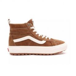 Buty do chodzenia damskie Vans VN0A5HZY6I61. Brązowe trampki Vans, bez wzorów, z materiału, bez zapięcia. Za 675.00 zł.
