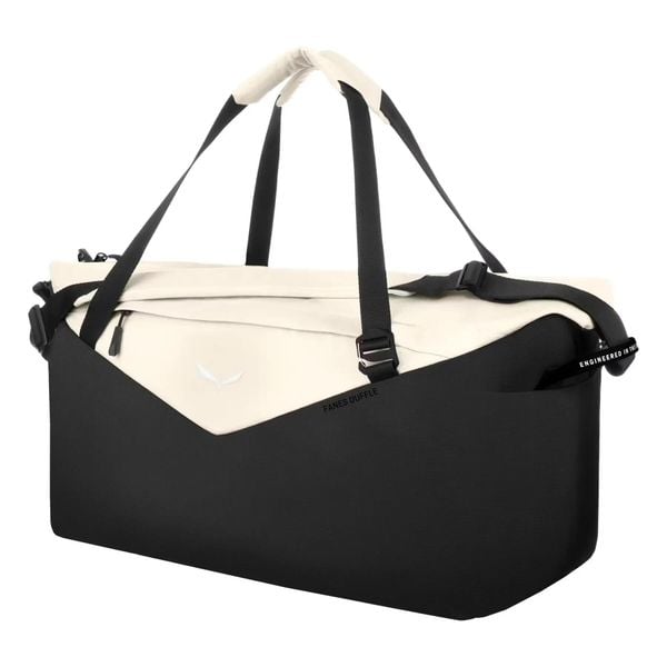Torba Duffle Salewa Fanes 35 L. Czarne torby na ramię Salewa, bez wzorów, z nylonu, eleganckie, na ramię, bez dodatków. Za 422.50 zł.