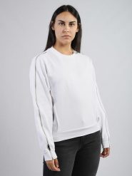 Diesel Clothes Bluza w kolorze białym rozmiar: XS. Białe bluzy Diesel Clothes, xs, bez wzorów, z bawełny, bez kaptura. Za 162.87 zł.