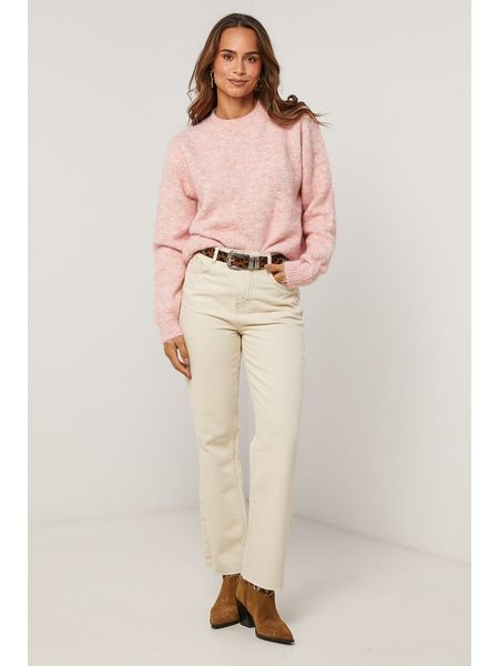 Soft Cashmere Sweter w kolorze jasnoróżowym rozmiar: 40/42. Różowe swetry Soft Cashmere, bez wzorów, z kaszmiru, bez ramiączek. Za 147.56 zł.