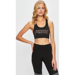 Puma - Biustonosz sportowy. Czarne bielizna sportowa Puma, l, bez wzorów, z elastanu. Za 139.90 zł.