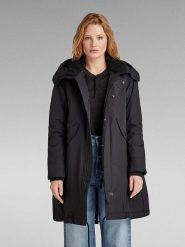 G-Star Parka w kolorze czarnym rozmiar: XL. Czarne parki G-Star, xl, z poliamidu, retro, bez kaptura. Za 572.37 zł.