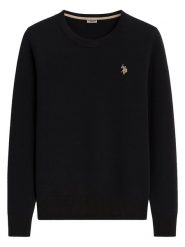 U.S. Polo Assn. Sweter w kolorze czarnym rozmiar: XL. Czarne swetry U.S. Polo Assn., s, bez wzorów, z bawełny, bez ramiączek. Za 121.80 zł.