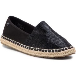Espadryle BIG STAR - DD274A143 Black. Czarne espadryle Big Star, bez wzorów, z materiału, bez obcasa, na płaskiej podeszwie, bez zapięcia. W wyprzedaży za 79.00 zł.