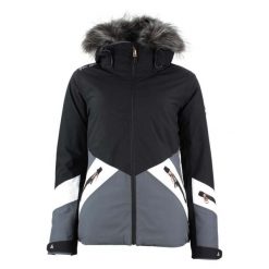 Damska kurtka narciarska Peak Mountain Anita. Czarne kurtki narciarskie Peak Mountain, bez wzorów, bez kaptura, narciarskie. Za 785.65 zł.