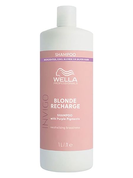 Wella Szampon do włosów "Invigo Blonde Recharge" - 1000 ml rozmiar: onesize. Szampony do włosów Wella. Za 144.24 zł.