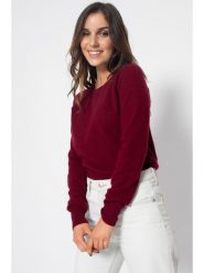 Perfect Cashmere Kaszmirowy sweter "Wilma" w kolorze bordowym rozmiar: M. Czerwone swetry Perfect Cashmere, m, bez wzorów, z kaszmiru, bez ramiączek. Za 281.76 zł.