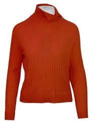 Malo Optimum Sweter w kolorze ceglanym rozmiar: XL. Czerwone swetry Malo Optimum, xl, bez wzorów, z kaszmiru, bez ramiączek. Za 295.86 zł.