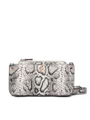 Guess Torebka Bianca Mini HWKG99 07720 Szary. Szare listonoszki Guess, z aplikacjami, ze skóry, bez dodatków. Za 549.99 zł.