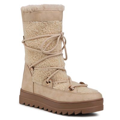 DeeZee WS5019-06 Beżowy. Brązowe botki DeeZee, bez wzorów, ze skóry ekologicznej, bez obcasa, bez zapięcia. Za 149.99 zł.