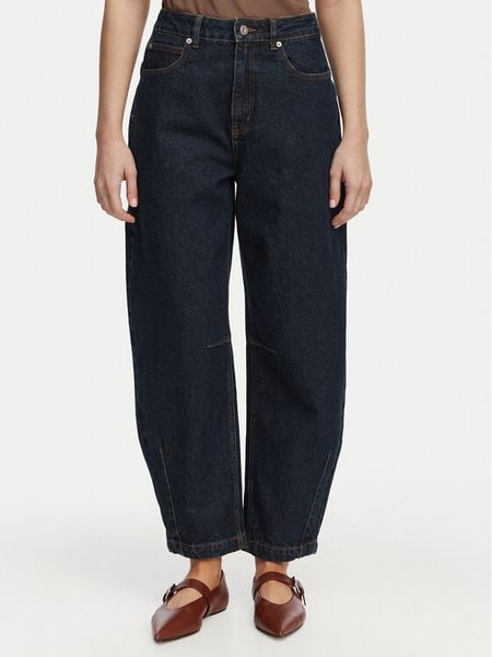 French Connection Jeansy 749A8 Niebieski Balloon Fit. Niebieskie jeansy French Connection, bez wzorów. Za 274.99 zł.