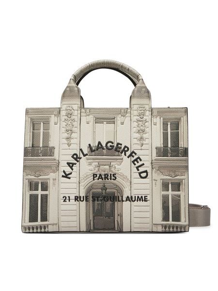 KARL LAGERFELD Torebka B2W30283 Szary. Szare torebki klasyczne KARL LAGERFELD, bez wzorów, ze skóry, bez dodatków. Za 949.99 zł.