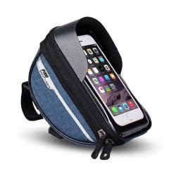 Torba na kierownicę rowerową z odłączanym uchwytem na telefon Niebieski. Niebieskie torby na ramię PRO SPORT LIGHTS, bez wzorów, sportowe, na ramię, bez dodatków. Za 99.00 zł.