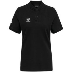 Damska koszulka polo Hummel Move Grid. Czarne koszulki polo Hummel, xs, bez wzorów, bez kołnierzyka, bez ramiączek. W wyprzedaży za 158.00 zł.