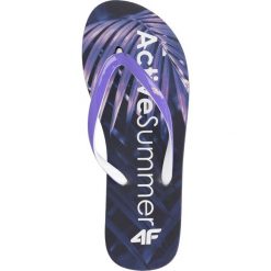 Klapki damskie KLD004 - ciemny granat. Klapki 4f. W wyprzedaży za 29.99 zł.