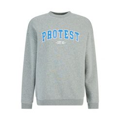 Bluza damska Protest Izzy. Szare bluzy sportowe Protest, na zimę, bez wzorów, bez kaptura. Za 241.00 zł.