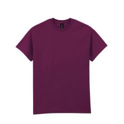 Ultra Bawełniana Koszulka Unisex Dla Dorosłych. Brązowe bluzki GILDAN, xl, bez wzorów, z bawełny, sportowe, bez kołnierzyka, bez ramiączek. Za 46.99 zł.