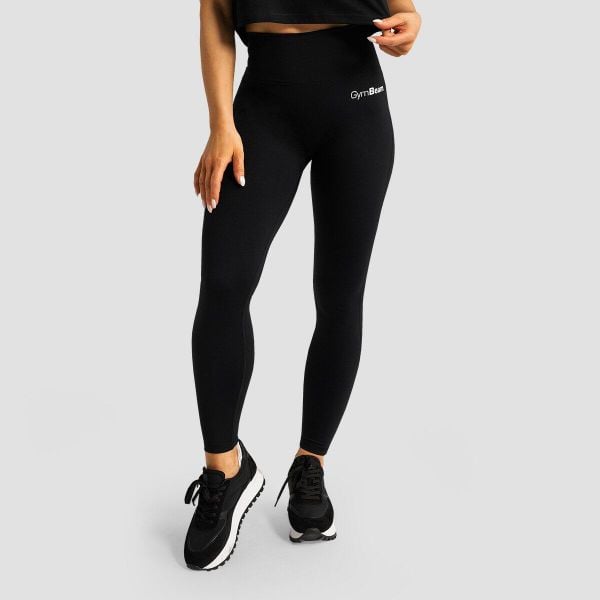 Legginsy GymBeam Limitless. Czarne legginsy GYMBEAM, bez wzorów. Za 139.99 zł.