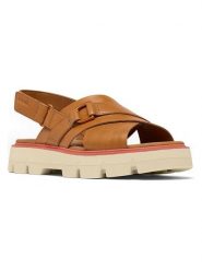 Sorel Sandały "Rein CB" w kolorze jasnobrązowym rozmiar: 41. Brązowe sandały Sorel, bez wzorów, klasyczne, z otwartym noskiem, bez obcasa, bez zapięcia. Za 217.99 zł.