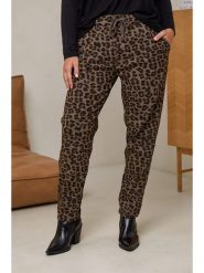 Curvy Lady Spodnie w kolorze ciemnobrązowym rozmiar: 40/42. Brązowe spodnie materiałowe Curvy Lady, na co dzień, bez wzorów, z bawełny, z standardowym stanem. Za 136.13 zł.