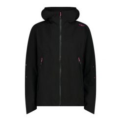 Kurtka damska narciarska CMP 34Z6516. Czarne kurtki narciarskie CMP, xl, bez wzorów, bez kaptura, narciarskie. W wyprzedaży za 328.99 zł.