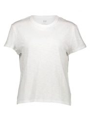 GAP Koszulka "Foreversoft" w kolorze białym rozmiar: XXL. Białe bluzki GAP, xxl, bez wzorów, z bawełny, bez kołnierzyka, bez ramiączek. Za 42.95 zł.