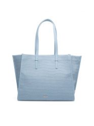 MEXX Torebka MEXX-E-018-05 Błękitny. Niebieskie torebki klasyczne Mexx, bez wzorów, z bawełny, bez dodatków. Za 119.99 zł.
