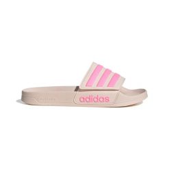 Klapki damskie adidas ADILETTE SHOWER VELCRO 44.5. Czerwone klapki Adidas, bez wzorów, z materiału, bez obcasa. Za 119.00 zł.
