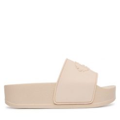 Klapki Liu Jo. Czerwone klapki Liu Jo, bez wzorów, bez obcasa. Za 279.99 zł.